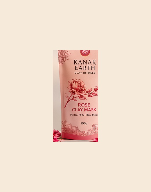 Rose Clay Mask pouch