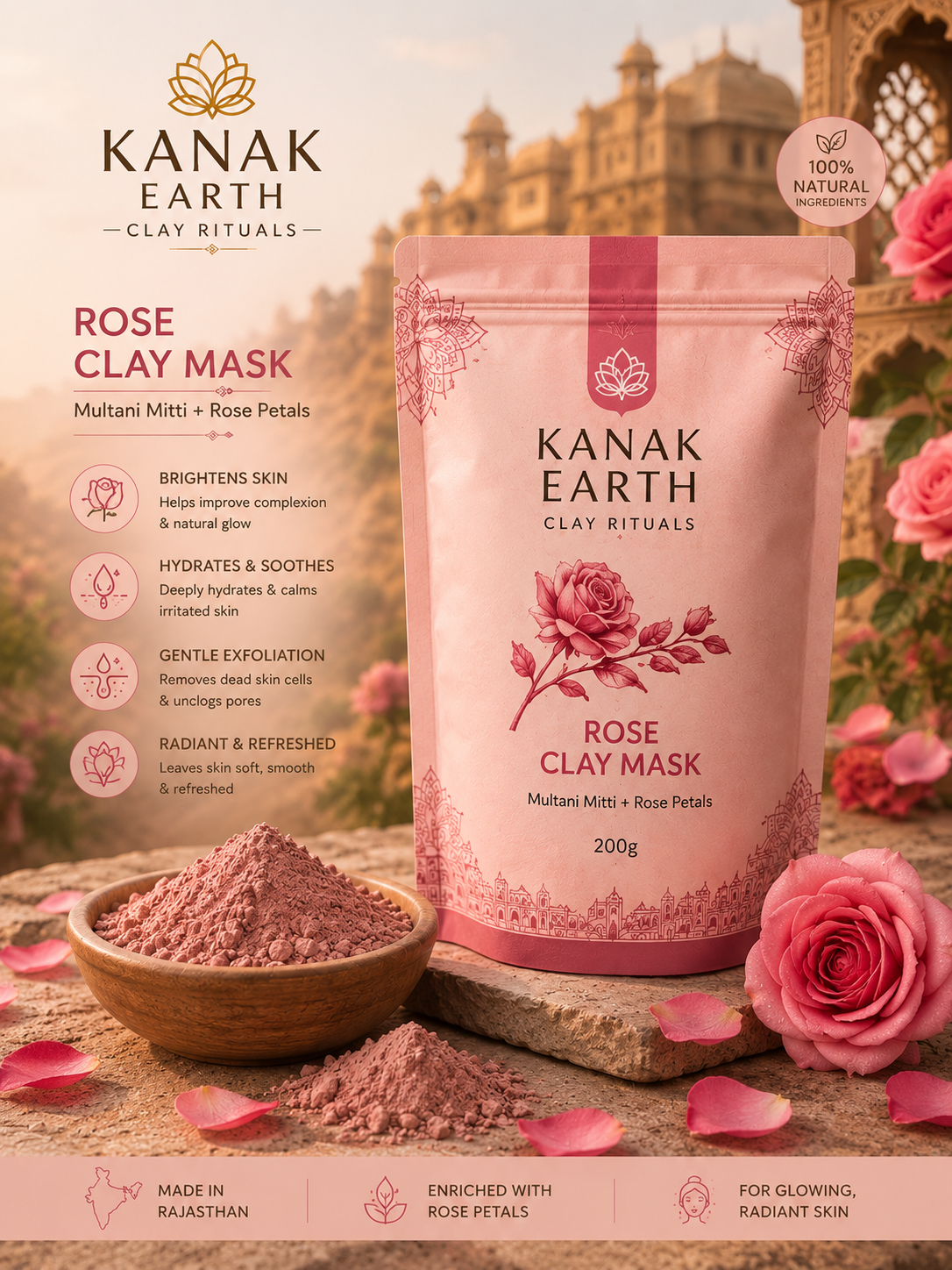 Rose Clay Mask